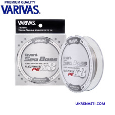 Шнур Varivas Avani SeaBass Max Power X8 Stealth Gray размотка 150м серый